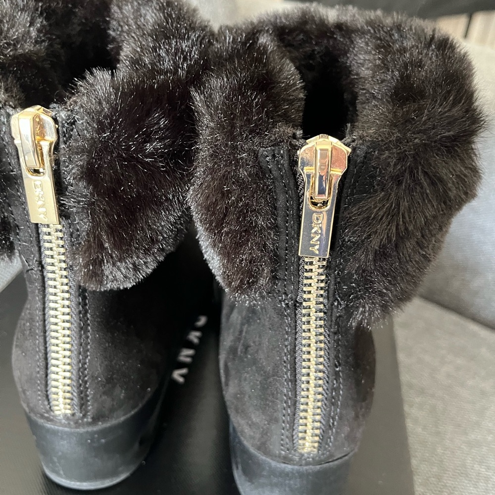 Fur booties